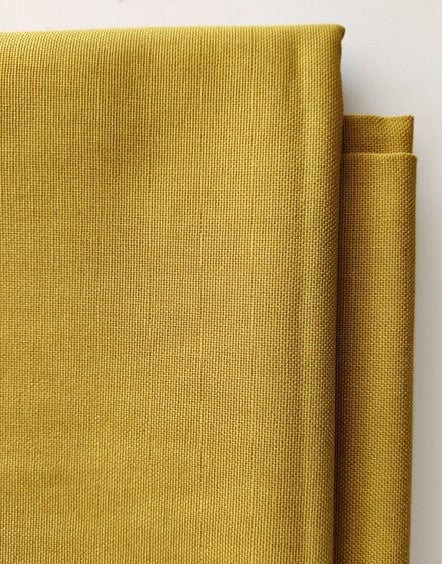 Not Specified Cotton Canvas Yellow / Plain Ochre Cotton Canvas Fabric 10666