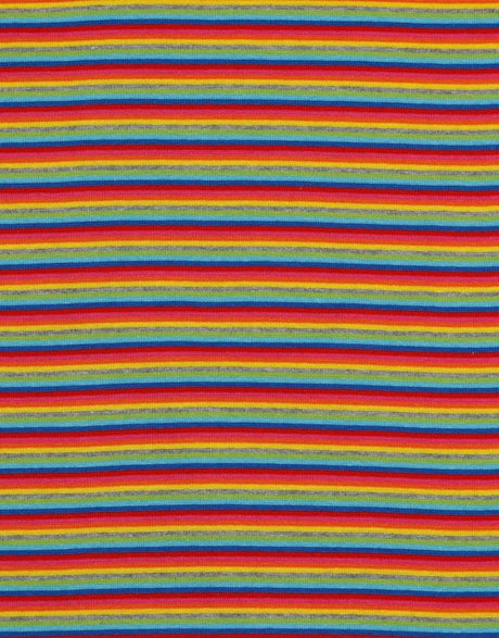 Not Specified Ribbing Rainbow Stripe Tubular Rib Knit Ribbing 08792.001-0010