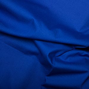 Not Specified Cotton Poplin Royal Blue Plain Cotton Poplin Fabric 70115106