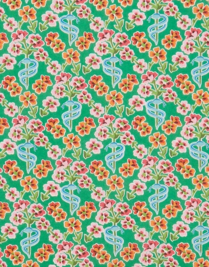 Liberty Fabrics Liberty Fabrics Tana Lawn® SS22: The Wonderful Fantastical Liberty Fabrics Tana Lawn® Floral Serpent C 12564