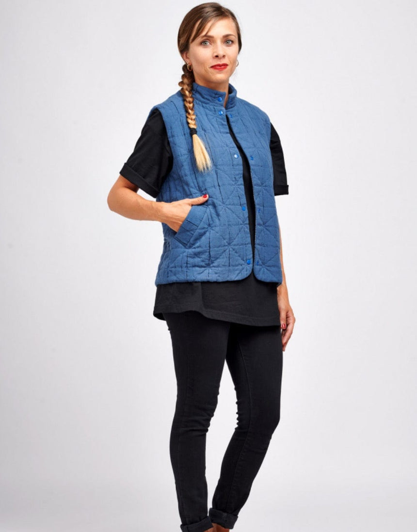 I AM Patterns Coats & Jackets Hathor Sleeveless Vest Sewing Pattern, I AM Patterns 13895