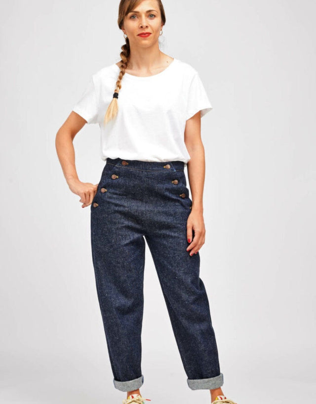 I AM Patterns Trousers & Shorts Nout Ladies Sailor Trousers, I AM Patterns 13893