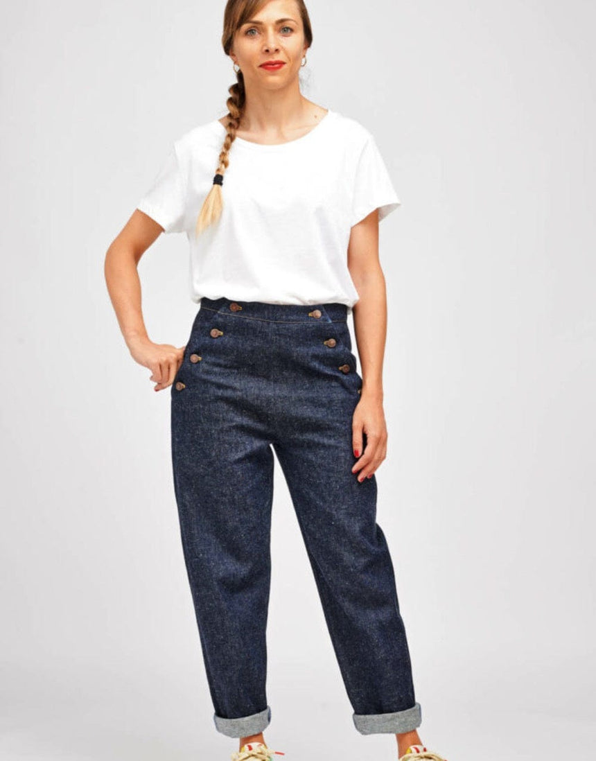 I AM Patterns Trousers & Shorts Nout Ladies Sailor Trousers, I AM Patterns 13893