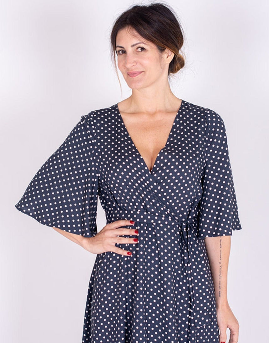 I AM Patterns Dresses Octarine Wrap Dress Sewing Pattern, I AM Patterns 12392