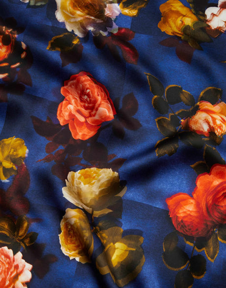 Liberty Fabrics Liberty Fabrics Belgravia Silk Satin AW22: The House of Liberty Liberty Fabrics Belgravia Silk Satin, Moon Rose C 13629