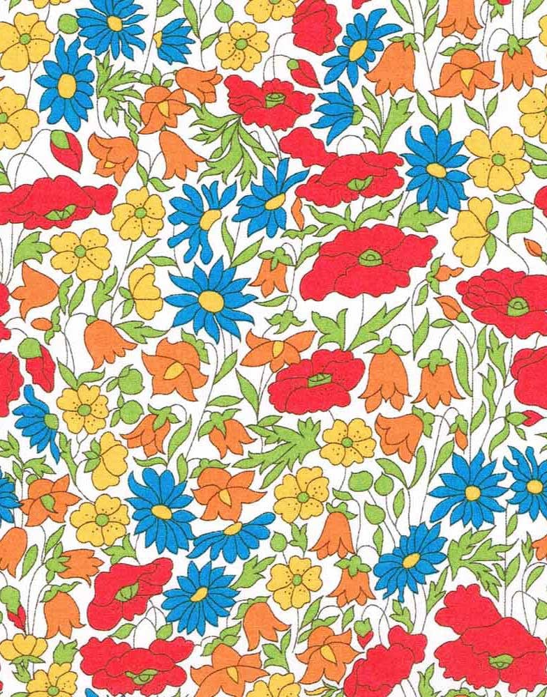 Liberty Fabrics Liberty Fabrics Tana Lawn® Classic Tana Lawn® Liberty Fabrics Tana Lawn® Poppy and Daisy M 12578