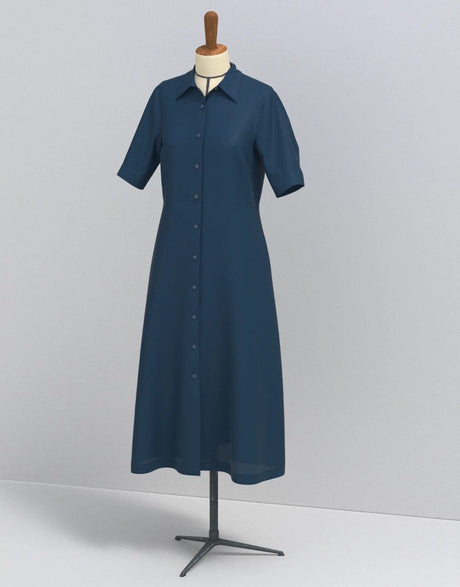 The Assembly Line Dresses Shirt Dress Sewing Pattern, The Assembly Line