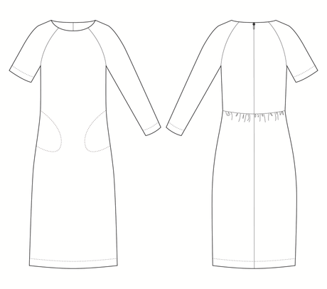 The Avid Seamstress Dresses The Gathered Dress, The Avid Seamstress Sewing Pattern 44601890