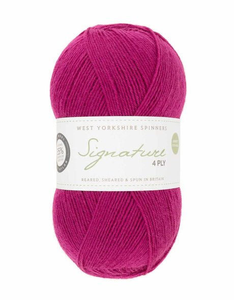 West Yorkshire Spinners Yarn & Wool Solid Signature 4-Ply Yarn, West Yorkshire Spinners