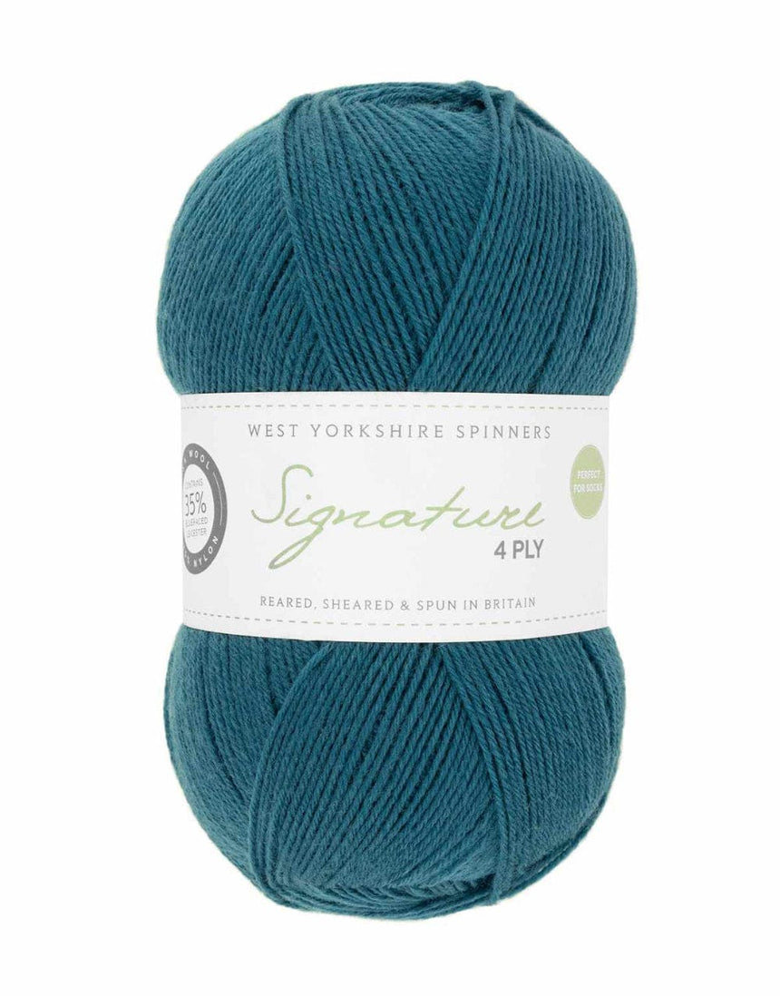 West Yorkshire Spinners Yarn & Wool Solid Signature 4-Ply Yarn, West Yorkshire Spinners