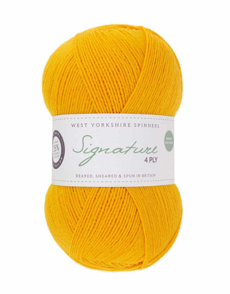 West Yorkshire Spinners Yarn & Wool Solid Signature 4-Ply Yarn, West Yorkshire Spinners