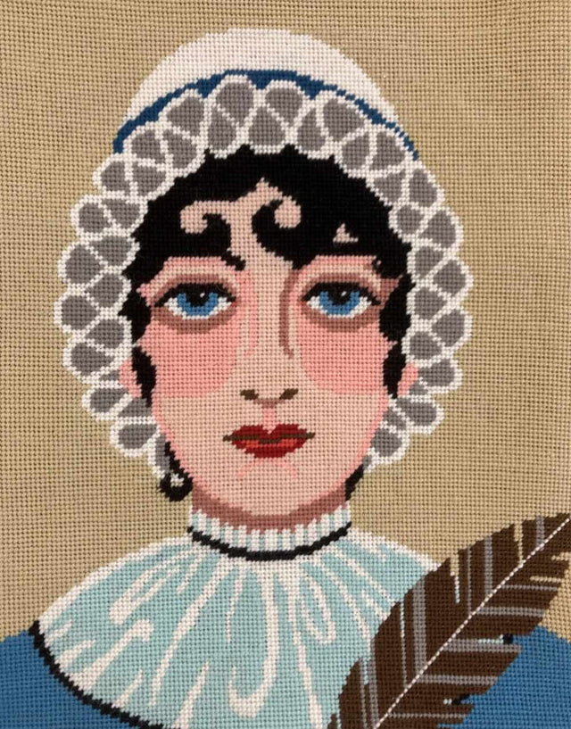 Emily Peacock Needlepoint Jane Austen Needlepoint Printed Canvas Kit, Emily Peacock 15522