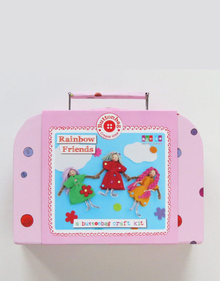 Buttonbag Children's Craft Kits Children's Rainbow Friends Doll Making Kit, Buttonbag 5060304350107 5060304350107