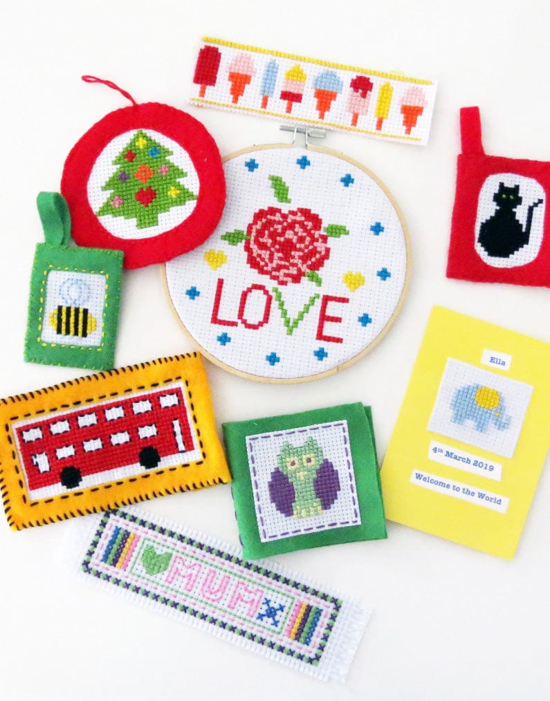 Buttonbag Children's Craft Kits Children's Learn to Cross Stitch Suitcase Kit, Buttonbag 5060304351098 5060304351098