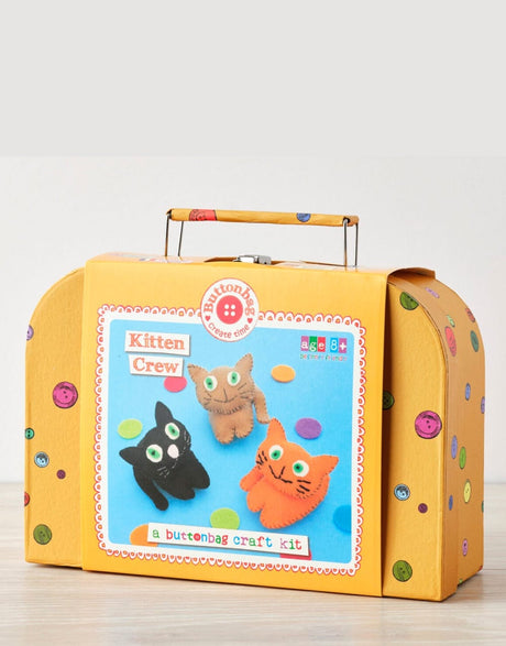 Buttonbag Children's Craft Kits Kitten Crew Children's Sewing Kit, Buttonbag 5060304350022 5060304350022