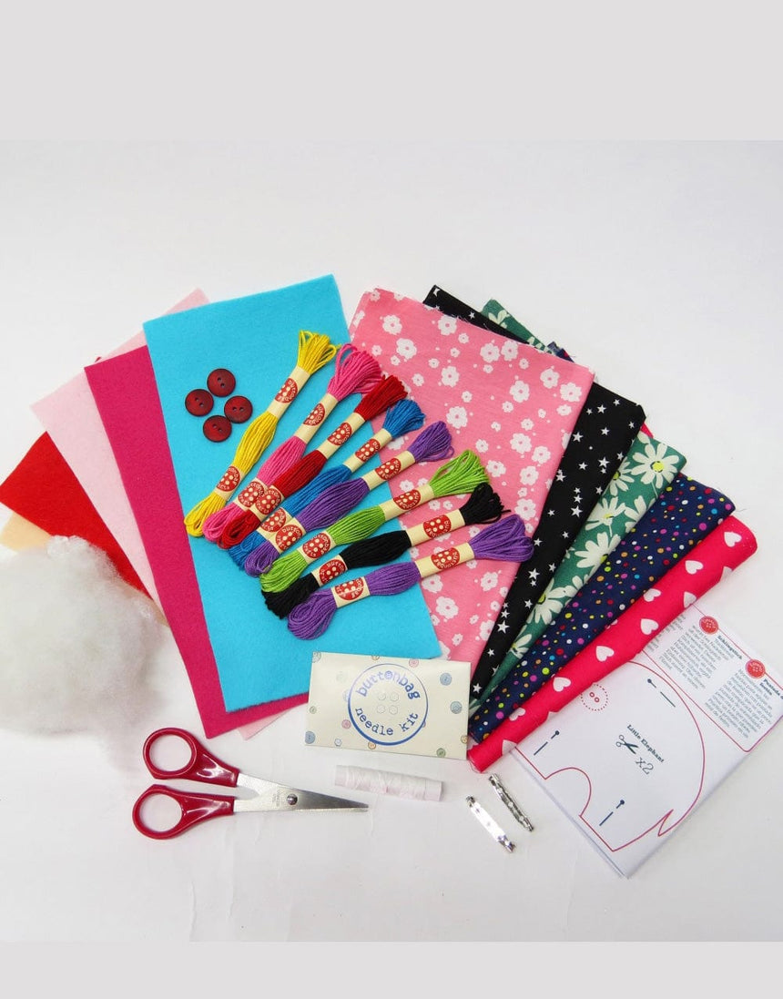 Buttonbag Children's Craft Kits Children's Learn to Sew Suitcase Kit, Buttonbag 5060304350312 5060304350312