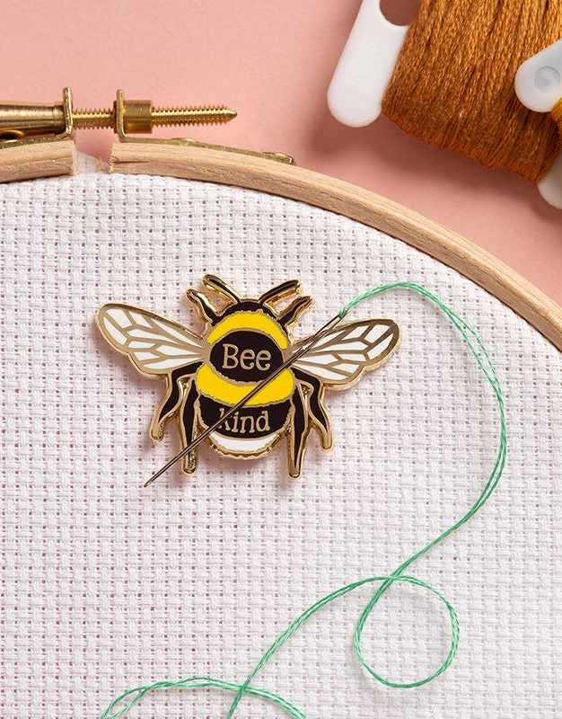 Bumblebee Magnetic Needle Minder, Caterpillar Cross Stitch