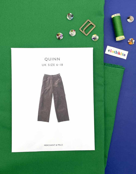 Clothkits Merchant & Mills Coloured Quinn Sailor Trousers Complete Dressmaking Kit, Merchant & Mills