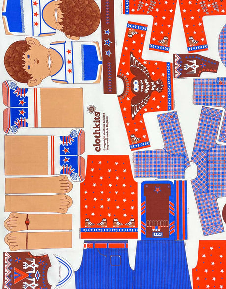 Clothkits Rag Doll 1970s Original Clothkits® Boy Rag Doll Sewing Kit 11951