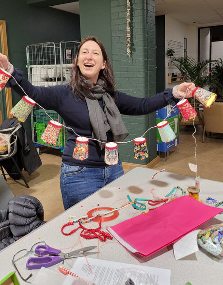 Jane Warren Workshop Liberty Fairy Light Garland Workshop | Chichester Craft Course