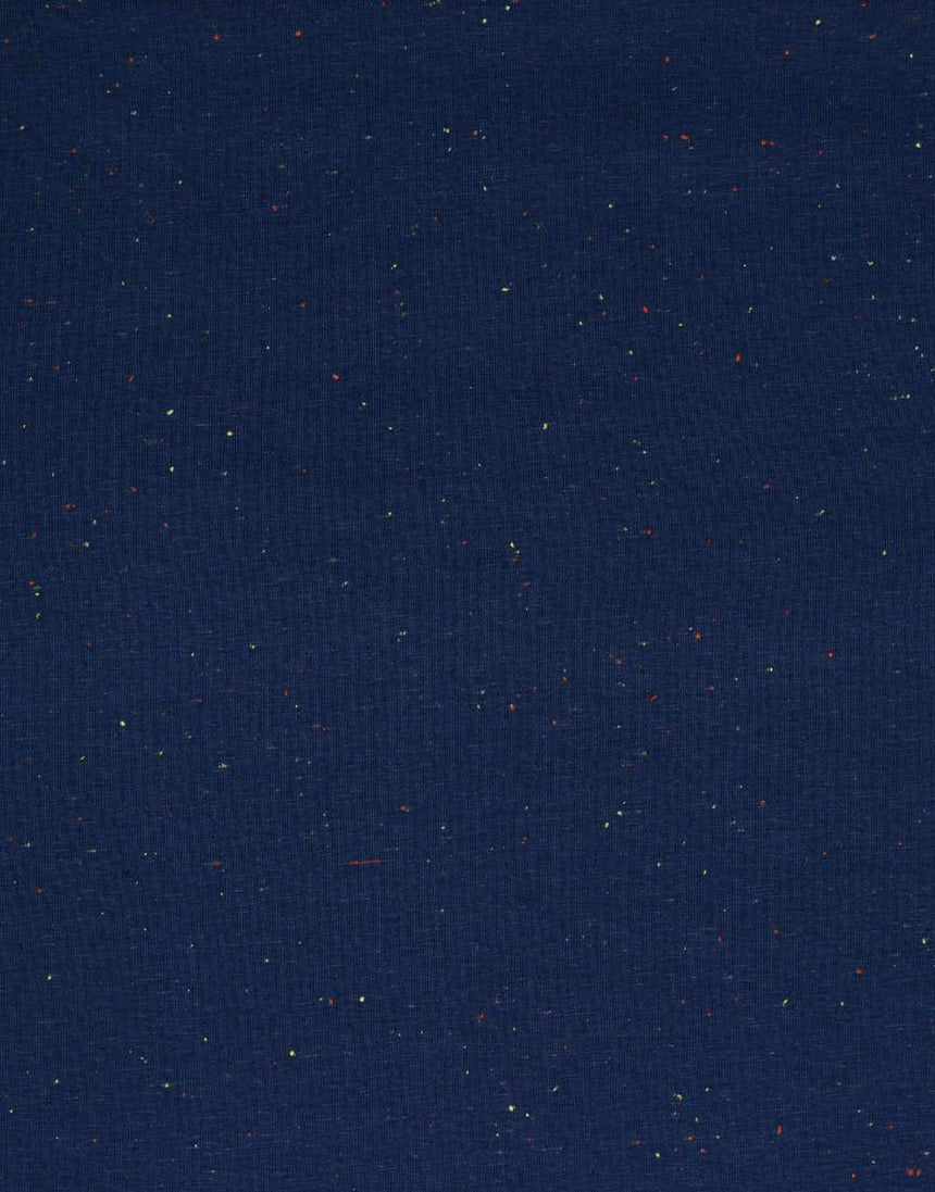 Remnant 50cm - Dark Navy Speckled Sweatshirt Jersey Fabric