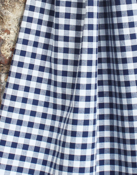 Not Specified Gingham Blue / Checks Navy Gingham Cotton Fabric 03087.008-0012