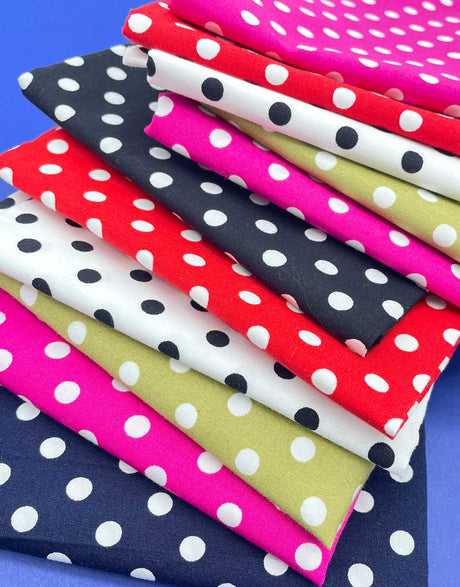 Not Specified Cotton Poplin Spotty Cotton Poplin Fabric