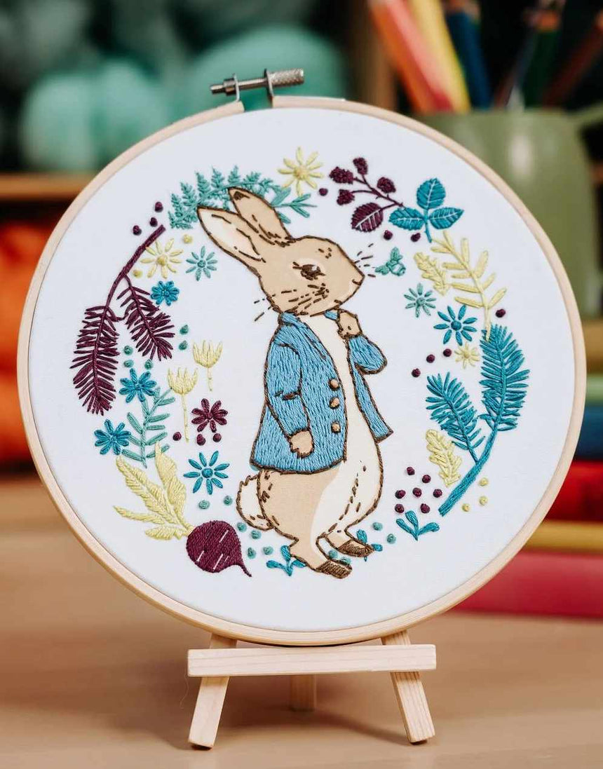 Beatrix Potter Peter Rabbit Embroidery Kit, Crafty Kit Company