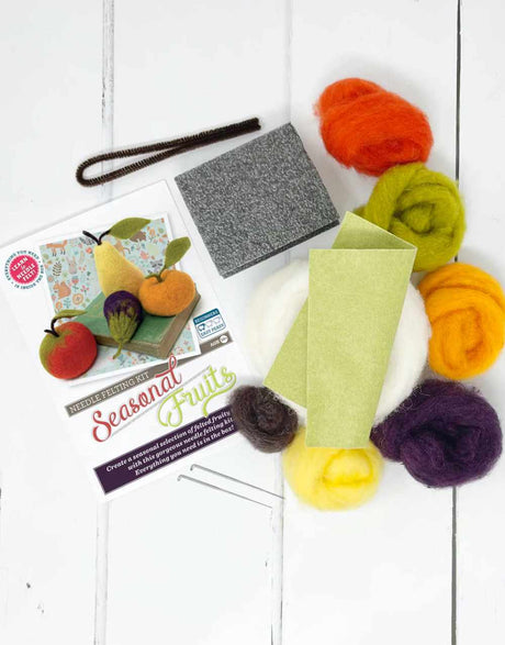 Crafty Kit Co Needle Felting Seasonal Fruits Needle Felting Kit, Crafty Kit Company 5060347383124 5060347383124