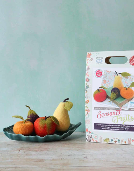 Crafty Kit Co Needle Felting Seasonal Fruits Needle Felting Kit, Crafty Kit Company 5060347383124 5060347383124