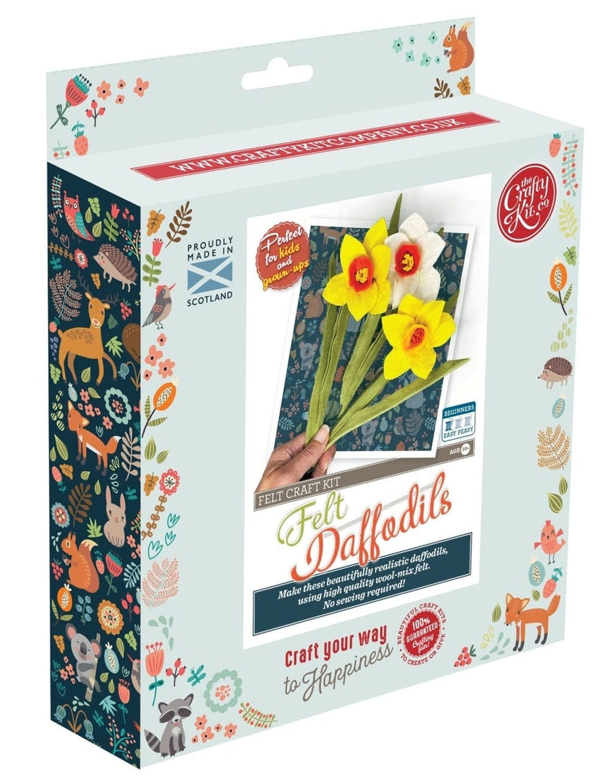 Crafty Kit Co Felt Craft Felt Daffodils Craft Kit, Crafty Kit Company 5060347382516 5060347382516