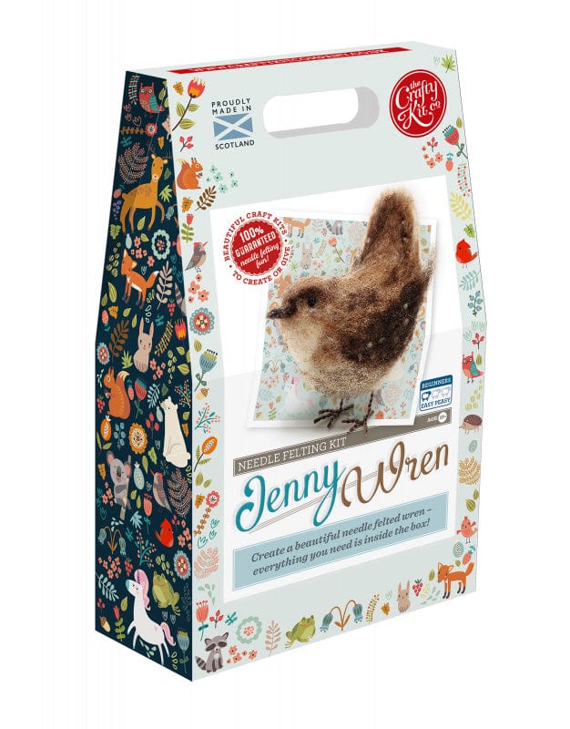 Crafty Kit Co Needle Felting Jenny Wren Needle Felting Kit, Crafty Kit Company 5060347381786 5060347381786