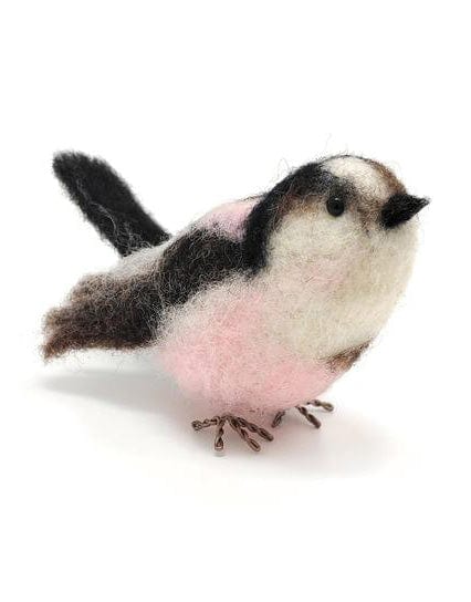 Crafty Kit Co Needle Felting Long Tailed Tit British Bird Needle Felting Kit, Crafty Kit Company 5060347381816 5060347381816