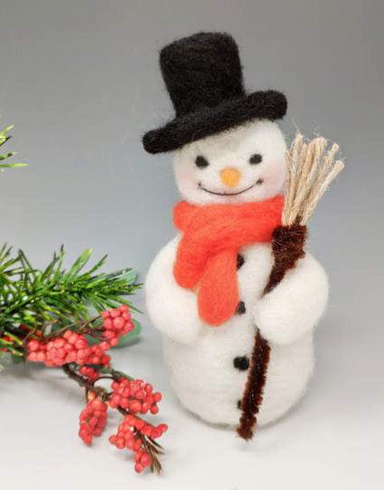 Crafty Kit Co Needle Felting Festive Snowman Christmas Needle Felting Kit, Crafty Kit Company 5060347382165 5060347382165