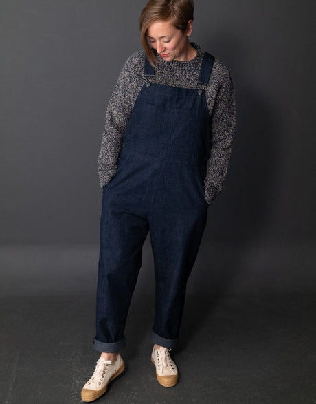 Not Specified Women's Dressmaking Kit Denim Harlene Dungarees Dressmaking Kit, Merchant & Mills