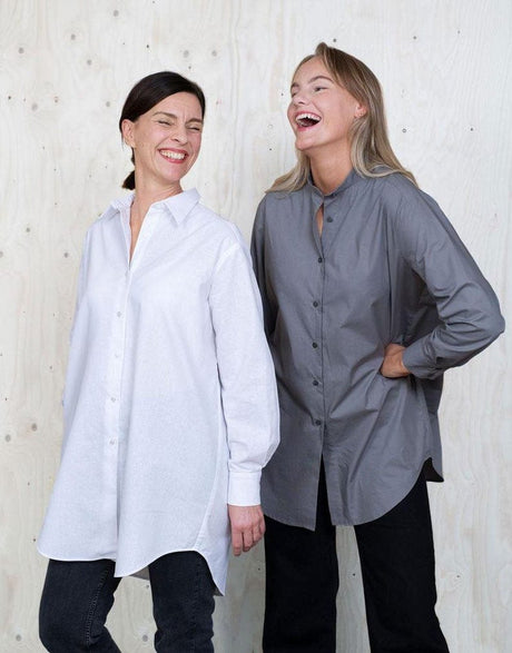 The Assembly Line Tops Shirts & Blouses Oversized Shirt Sewing Pattern, The Assembly Line