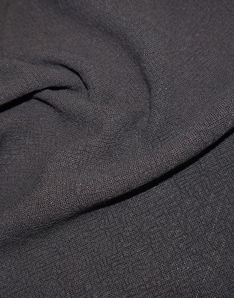 Not Specified Stonewashed Linen Grey / Plain Dark Grey Stonewashed Linen Fabric 10114