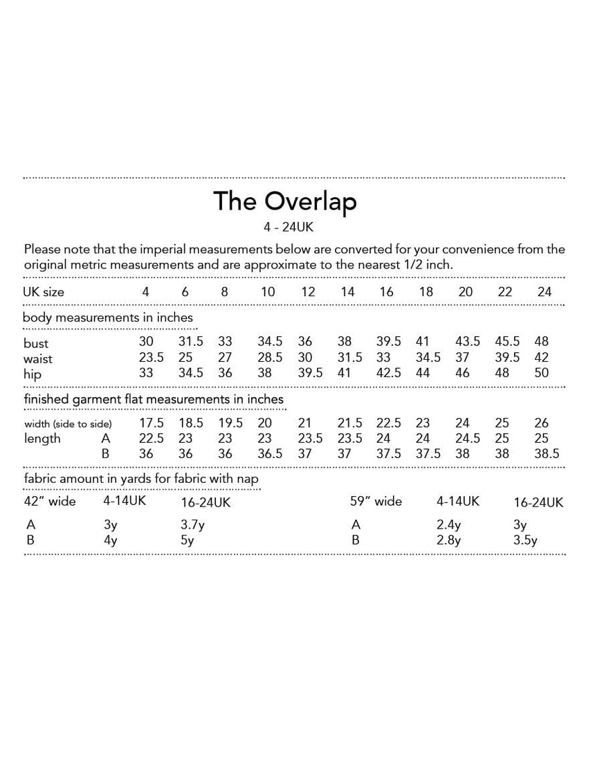 Dhurata Davies Coats & Jackets The Overlap Sewing Pattern, Dhurata Davies 10289