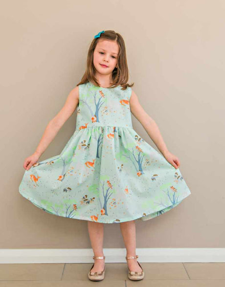 Emporia Patterns Children's Clothing Amelie Girl's Dress Sewing Pattern, Emporia Patterns 14687