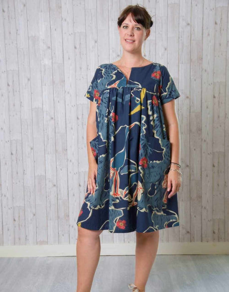 Emporia Patterns Dresses Frida Dress Sewing Pattern, Emporia Patterns 14690