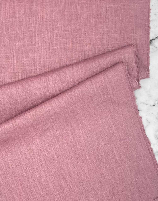 Not Specified Linen Pink / Plain Lavender Linen Fabric 12920