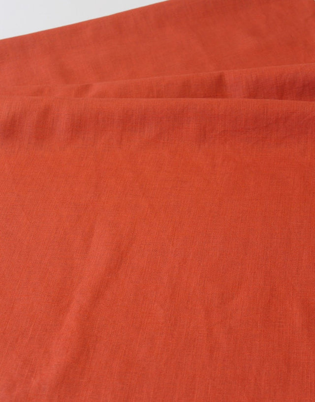 Not Specified Linen Orange / Plain Rust Linen Fabric 04414.039-0012