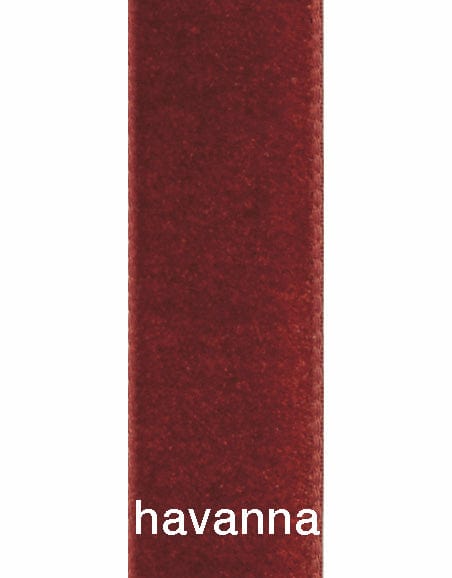 Not Specified Ribbon & Trimming 9706 Havanna 22mm Velvet Ribbon 5024264841532 5024264841532