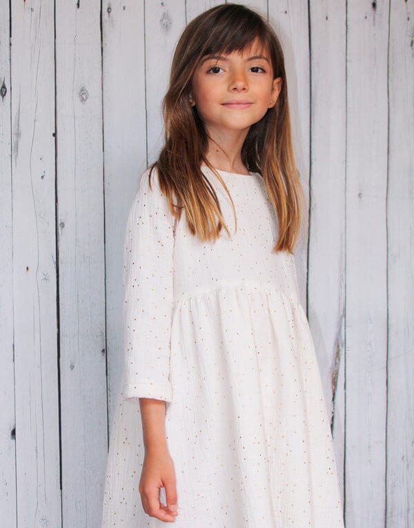 I AM Patterns Dresses Cassiopee Mini Girls Sewing Pattern, I AM Patterns 21114