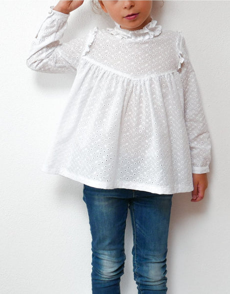 Ikatee Children's Clothing Louise Blouse & Dress Sewing Pattern  (3y - 12), Ikatee 3760278990669