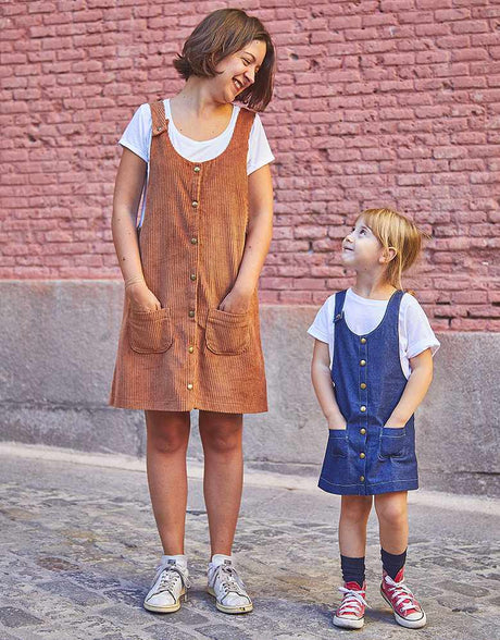 Ikatee Children's Clothing Kid's Toronto Pinafore Dress Sewing Pattern (3y - 12y), Ikatee 3760278991291