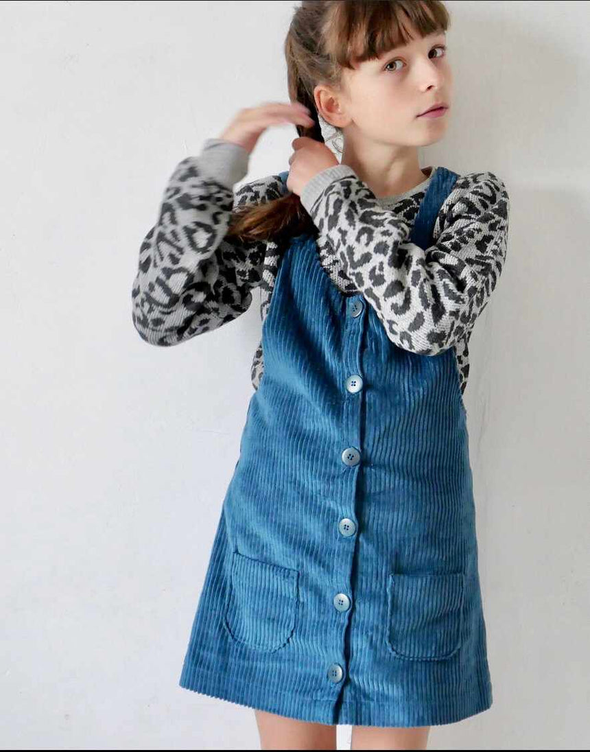 Ikatee Children's Clothing Kid's Toronto Pinafore Dress Sewing Pattern (3y - 12y), Ikatee 3760278991291