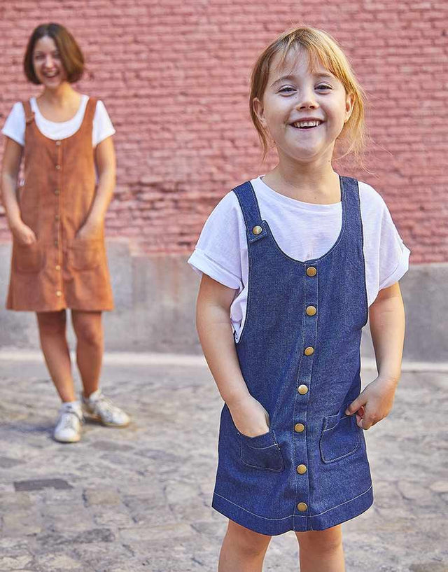 Ikatee Children's Clothing Kid's Toronto Pinafore Dress Sewing Pattern (3y - 12y), Ikatee 3760278991291