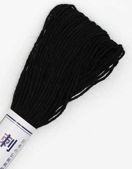 Olympus Thread Sashiko Thread 20 Black Sashiko Thread 20m 4971451296679