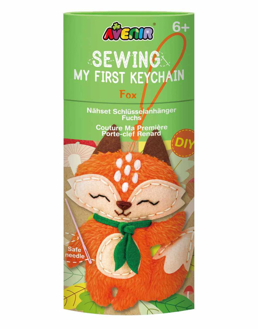 Fox Keyring First Sewing Kit